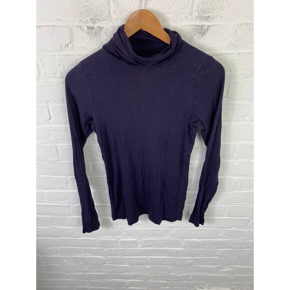 Three Dots Women's Turtleneck Pullover Sweater Long Sleeve Purple Size XL - Picture 6 of 10